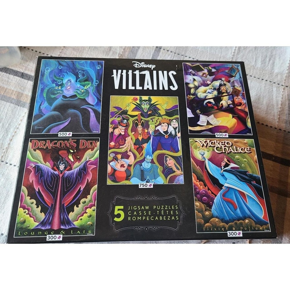 Disney Villians 5 Puzzles